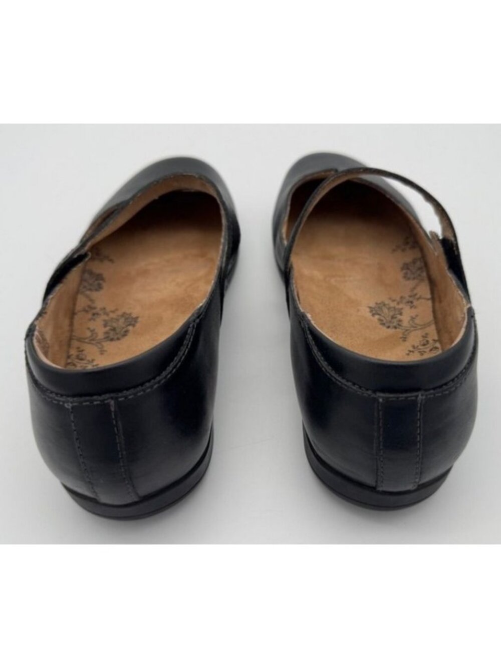 Taos Chorus Shoes Mary Janes Flats 14155 Black Leather Womens Size 8.5 Wide 8.5W - Picture 5 of 10